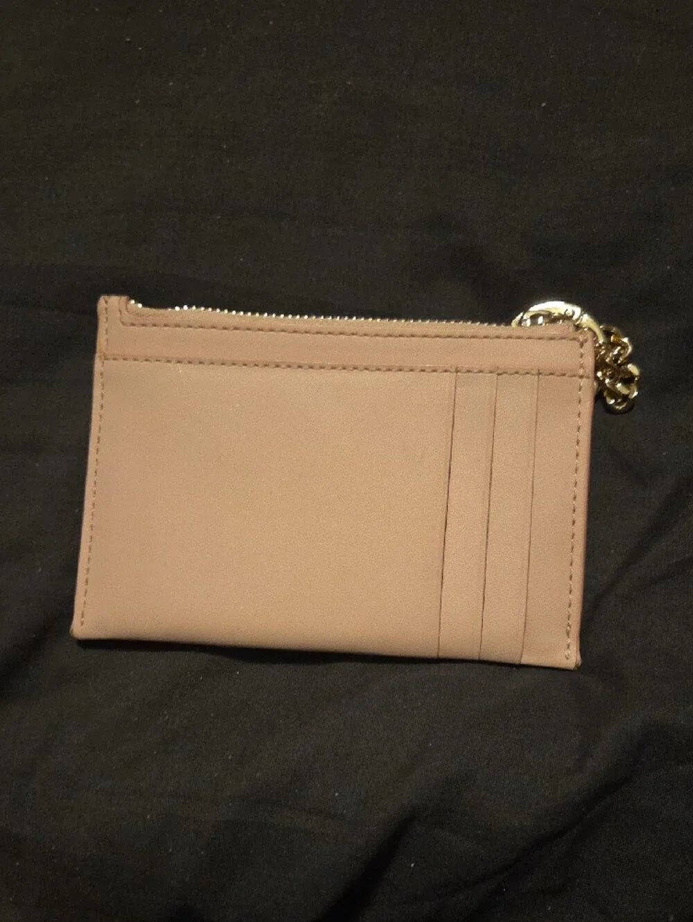 Kate Spade Quilted Leather Key Card Holder in Blush